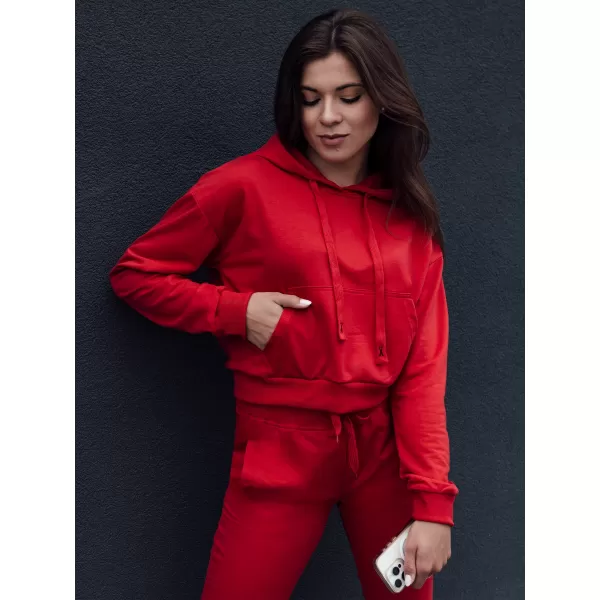  Panoul pentru doamne DSTREET TRENDHOOD ROŞU 