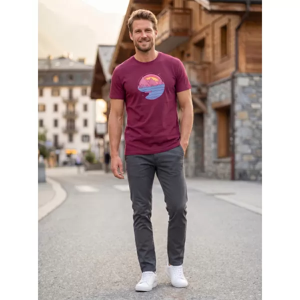  Tricou pentru bărbați ALTISPORT ALM186129 FUCSIE 