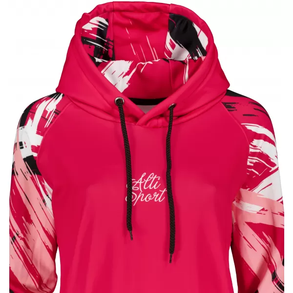  Hanorac prelungit funcțional pentru femei premium ALTISPORT VOJ/ALW039MI03 VIVA MAGENTA 