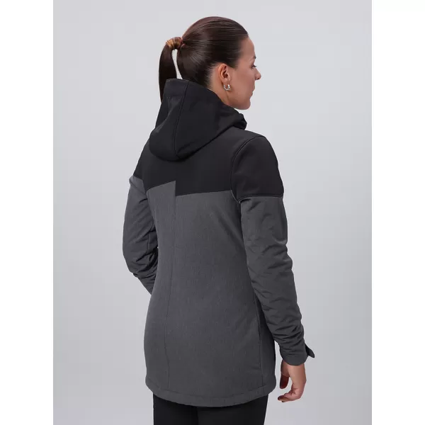  Jachetă softshell pentru femei LOAP LUDYSA GRI ÎNCHIS 