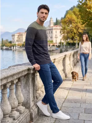 Tricou pentru bărbați ALTISPORT DAIRUS KAKI