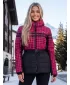 Geaca de dama ALTISPORT DEBORA NEGRU ROZ