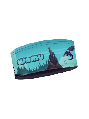 Bentita sport pentru copii DRAGON FANTASY BLUE WAMU