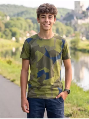 Tricou băieți BRANDIT T BD6017 CAMUFLAJ SUEDEZ