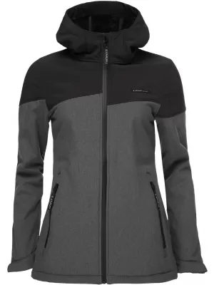 Jachetă softshell pentru femei LOAP LUDYSA GRI ÎNCHIS