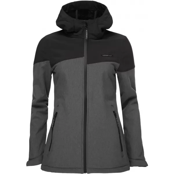  Jachetă softshell pentru femei LOAP LUDYSA GRI ÎNCHIS 