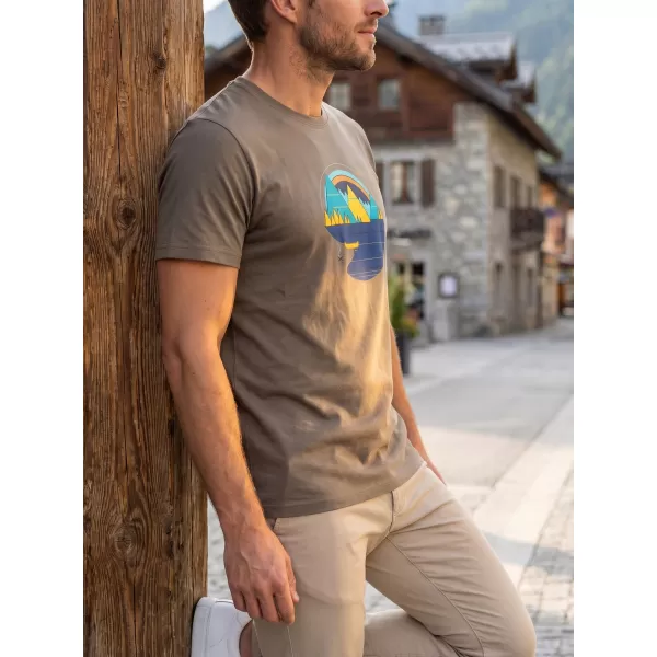  Tricou pentru bărbați ALTISPORT ALM186129 ARDEZIE ÎNTUNECATĂ 