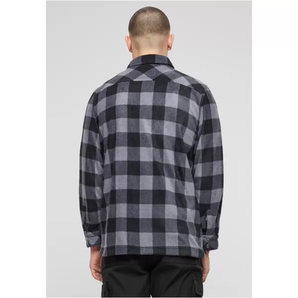  Cămaşă BRANDIT BD9720 NEGRU/GRI 