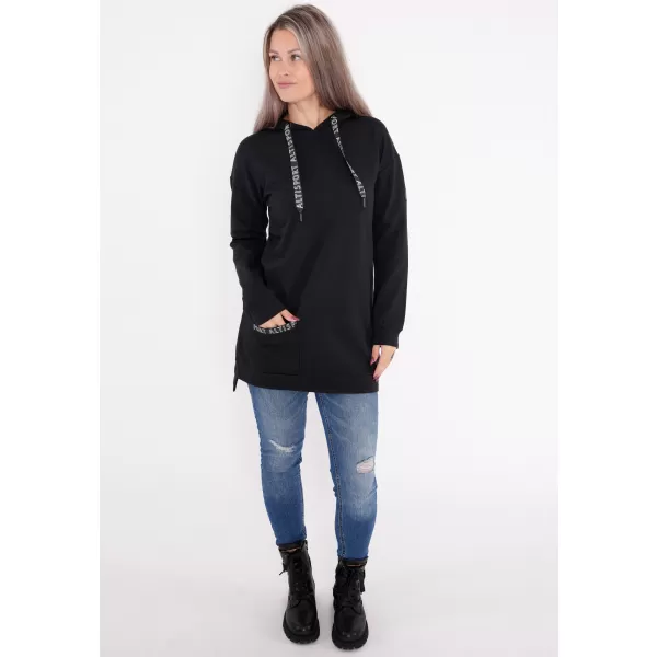  Hanorac de dama ALTISPORT DAVINIA NEGRU 