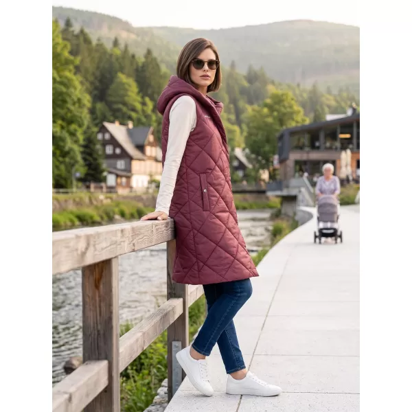  Vesta de dama ALTISPORT DANIELA BURGUNDIA 