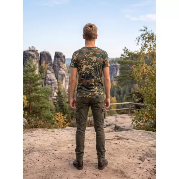  Tricou băieți BRANDIT T BD6017 FLECKTARN 