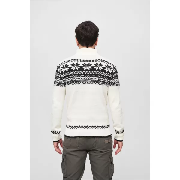  Panoul pentru bărbați BRANDIT CARDIGAN NORWEGER BD5030 ALB 