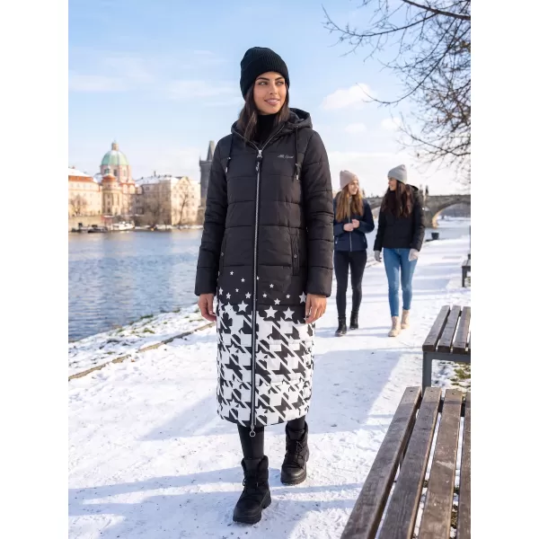  Palton de femei ALTISPORT DALENA NEGRU 