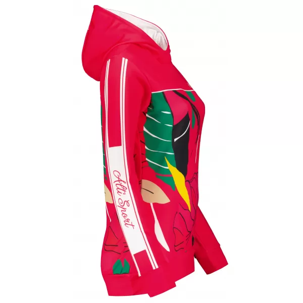  Premium cu hanorac funcțional pentru femei ALTISPORT VOJ/ALW042MI01 ROZ 