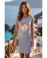 Tricou/rochie extinsă pentru femei ALTISPORT ALW187178 GRI ÎNCHIS