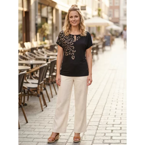  Tricou pentru femei ALTISPORT DAFFY NEGRU 