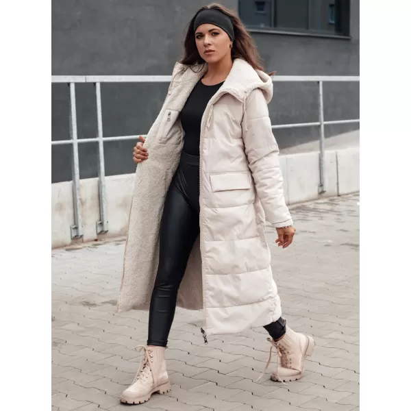  Haină de iarnă DSTREET GLAMPUFF BEJ 