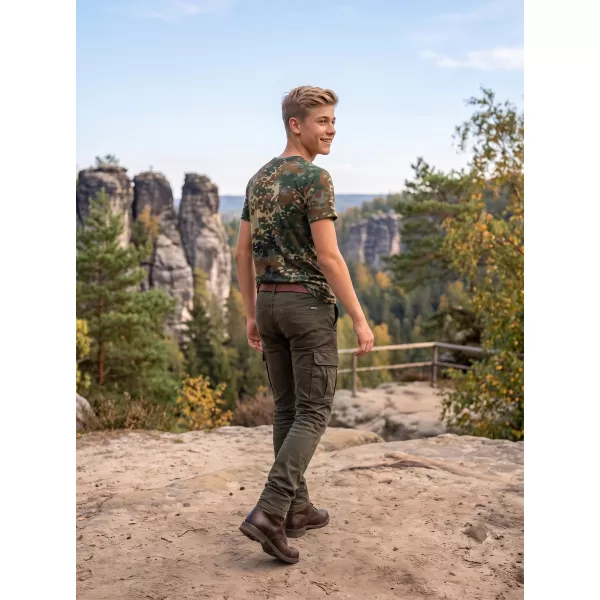  Tricou băieți BRANDIT T BD6017 FLECKTARN 