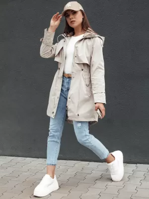 Geacă pentru doamne DSTREET FASHLOVE TY4393 GRI DESCHIS