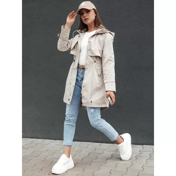  Geacă pentru doamne DSTREET FASHLOVE TY4393 GRI DESCHIS 