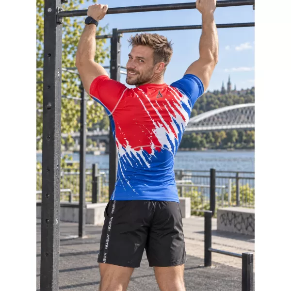  Cămașă funcțională de compresie pentru bărbați cu mâneci scurte premium ALTISPORT VOJ/ALM036TR04 LEU 