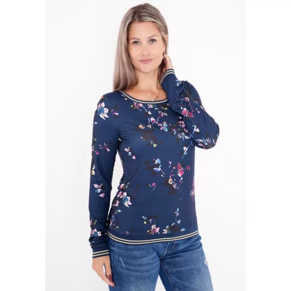  Tricou pentru femei ALTISPORT DEVANA ALBASTRU INCHIS 