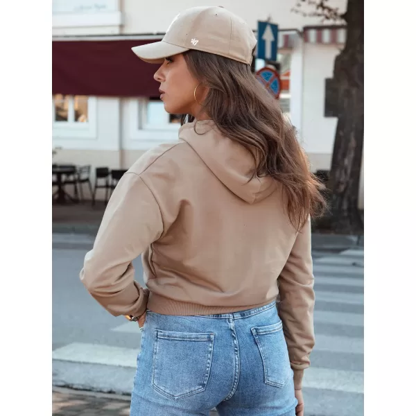  Panoul pentru doamne DSTREET TRENDHOOD BY1311 CARAMEL 
