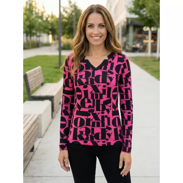  Tricou pentru femei KIXMI TAFFY ROZ 