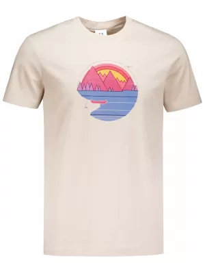 Tricou pentru bărbați ALTISPORT ALM186129 GRI CA GHEATA