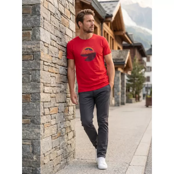  Tricou pentru bărbați ALTISPORT ALM186129 ROŞU 