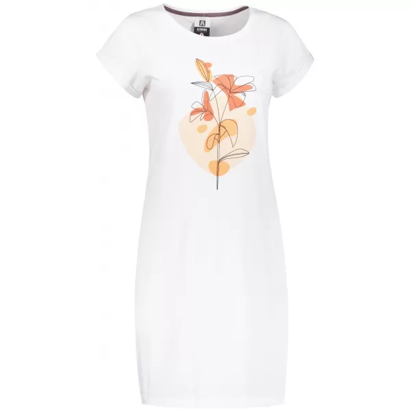  Tricou/rochie extinsă pentru femei ALTISPORT ALW187178 ALB 
