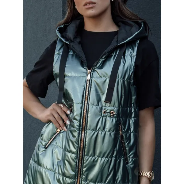  Vestă DSTREET PIXIECODE TY4445 VERDE 