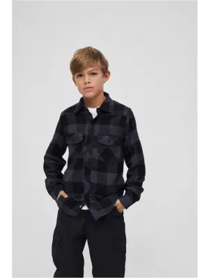 Cămaşă BRANDIT BD6016 NEGRU/GRI