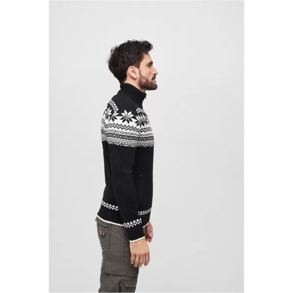  Panoul pentru bărbați BRANDIT CARDIGAN NORWEGER BD5030 NEGRU 