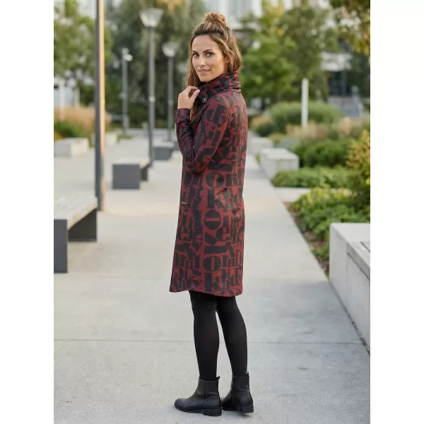  Hanorac de dama KIXMI TRACY BURGUNDIA 