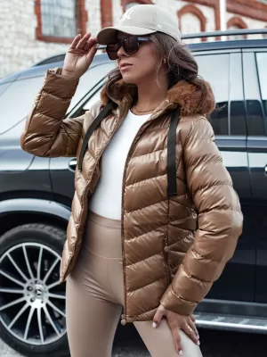 Geacă pentru doamne DSTREET MIRIAL ty4573 CARAMEL