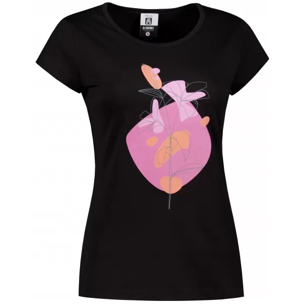  T -thirt ALTISPORT ALW187122 NEGRU -PINK 