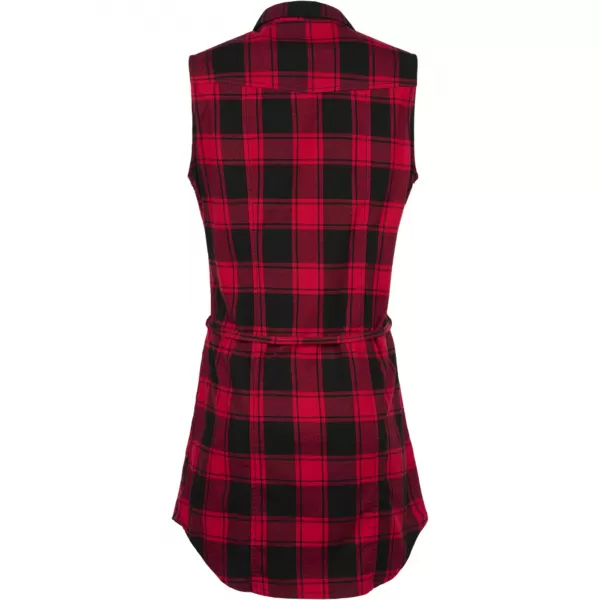  Rochie cămașă BRANDIT BD44007 ROȘU/NEGRU Brandit1 