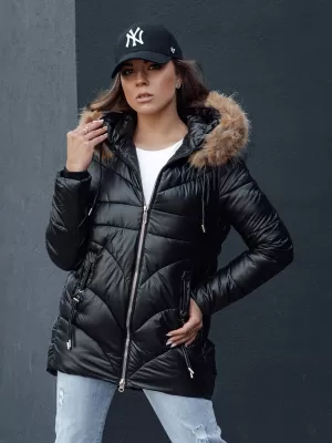 Geacă pentru doamne DSTREET WINTERCHIC NEGRU