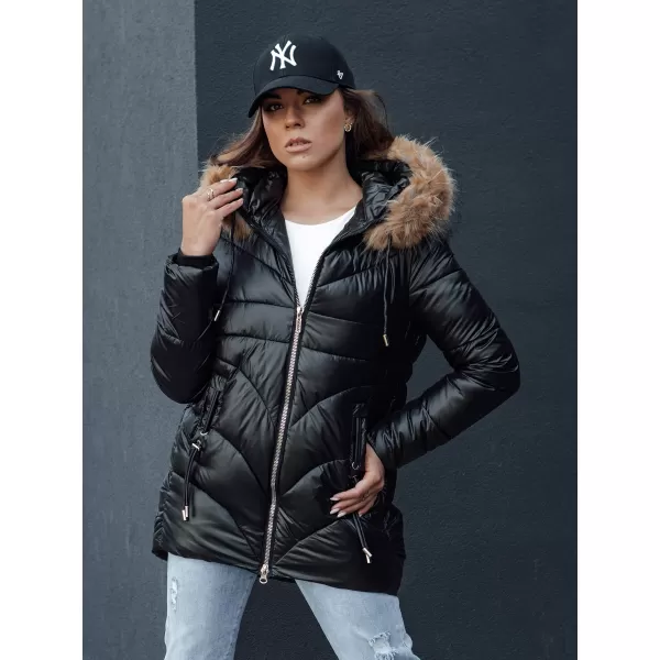 Geacă pentru doamne DSTREET WINTERCHIC NEGRU 