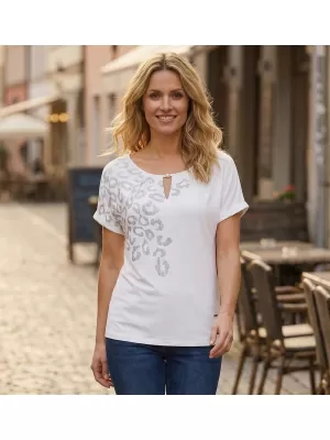 Tricou pentru femei ALTISPORT DAFFY ALB