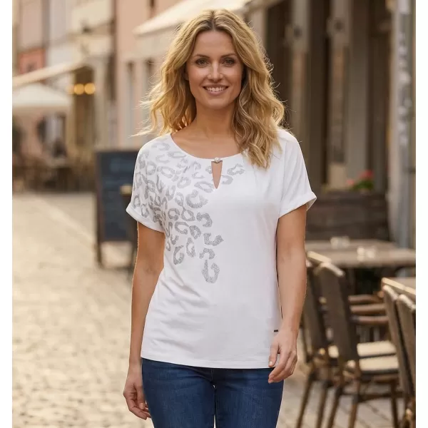  Tricou pentru femei ALTISPORT DAFFY ALB 