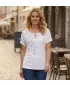 Tricou pentru femei ALTISPORT DAFFY ALB