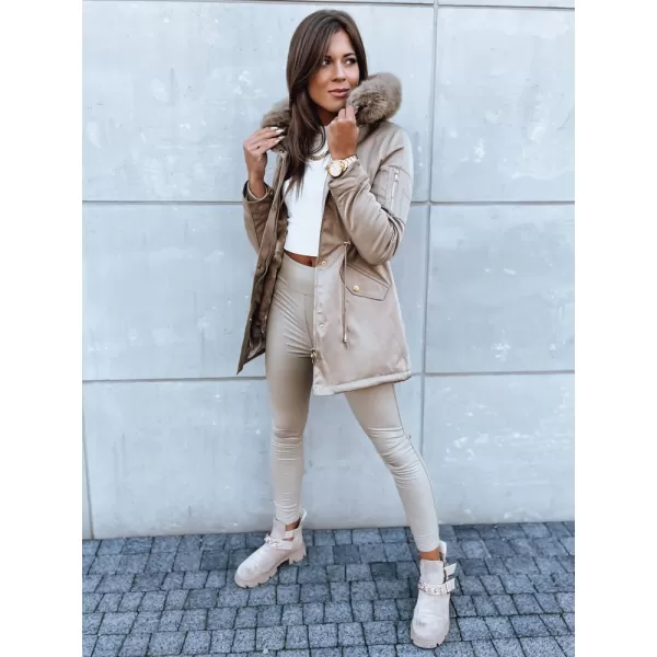  Geacă pentru femei DSTREET GODDESS BEJ 