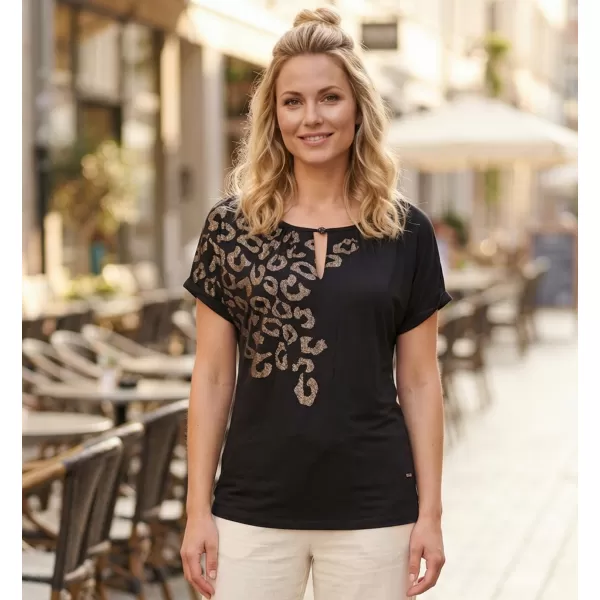  Tricou pentru femei ALTISPORT DAFFY NEGRU 