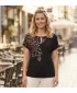 Tricou pentru femei ALTISPORT DAFFY NEGRU
