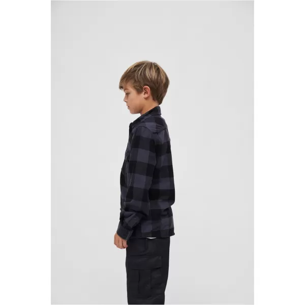  Cămaşă BRANDIT BD6016 NEGRU/GRI 