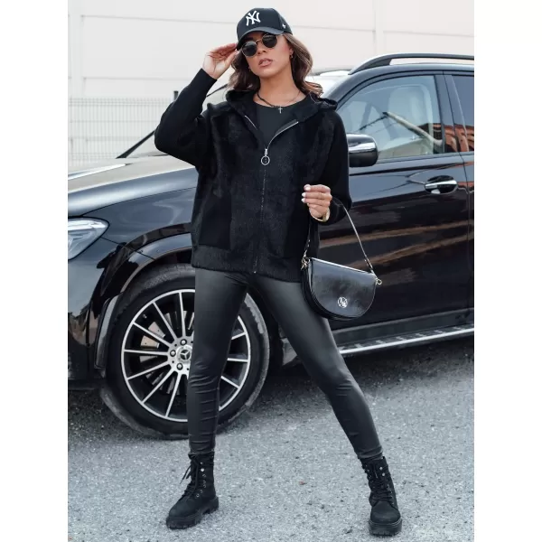  Geacă pentru doamne DSTREET KATHERINE NEGRU 