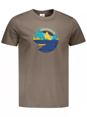 Tricou pentru bărbați ALTISPORT ALM186129 ARDEZIE ÎNTUNECATĂ