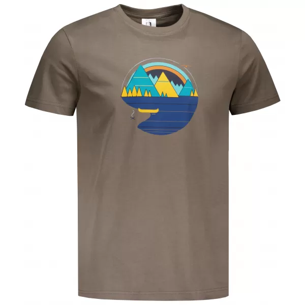  Tricou pentru bărbați ALTISPORT ALM186129 ARDEZIE ÎNTUNECATĂ 